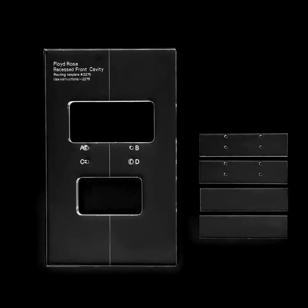 Musiclily Pro CNC точный акриловый тремоло мост маршрутизация шаблоны Набор Для Floyd розы