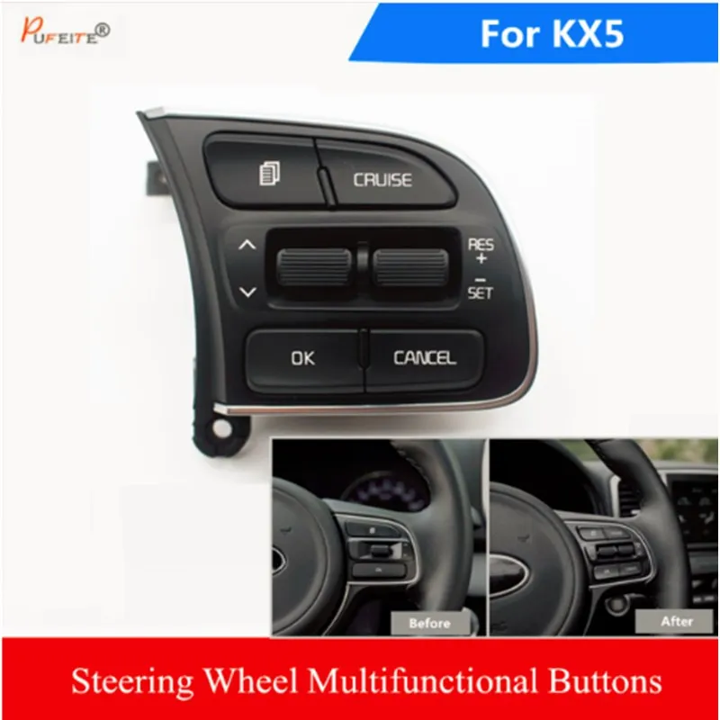 

FOR Kia Sportage QL 2016 2017 Steering Wheel Cruise Control Switch Right 96720-D9010 Steering wheel cruise