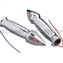 " 25 мм хромированный мотоциклетный светильник поворота С Ручками Чехол для Kawasaki 800 Honda 600 GL1200 Suzuki M50 Yamaha 1600 Harley