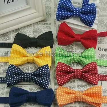 

1PC free shipping baby bow tie baby bow Baby dot bow tie/ child polka dot bow tie