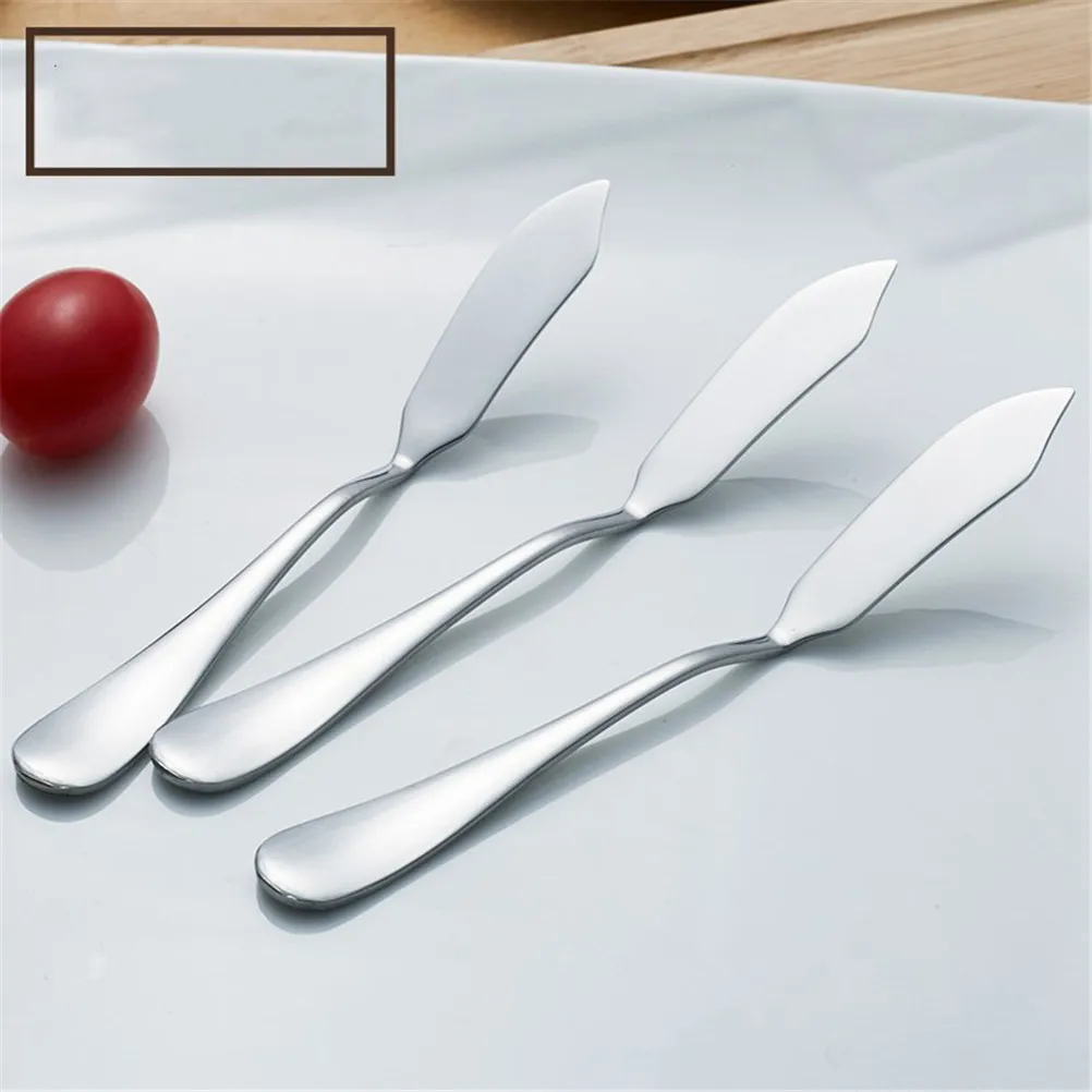 Радужные ножи из нержавеющей стали, десертное варенье, нож для крема, превосходный нож для масла, столовые приборы, инструмент для завтрака