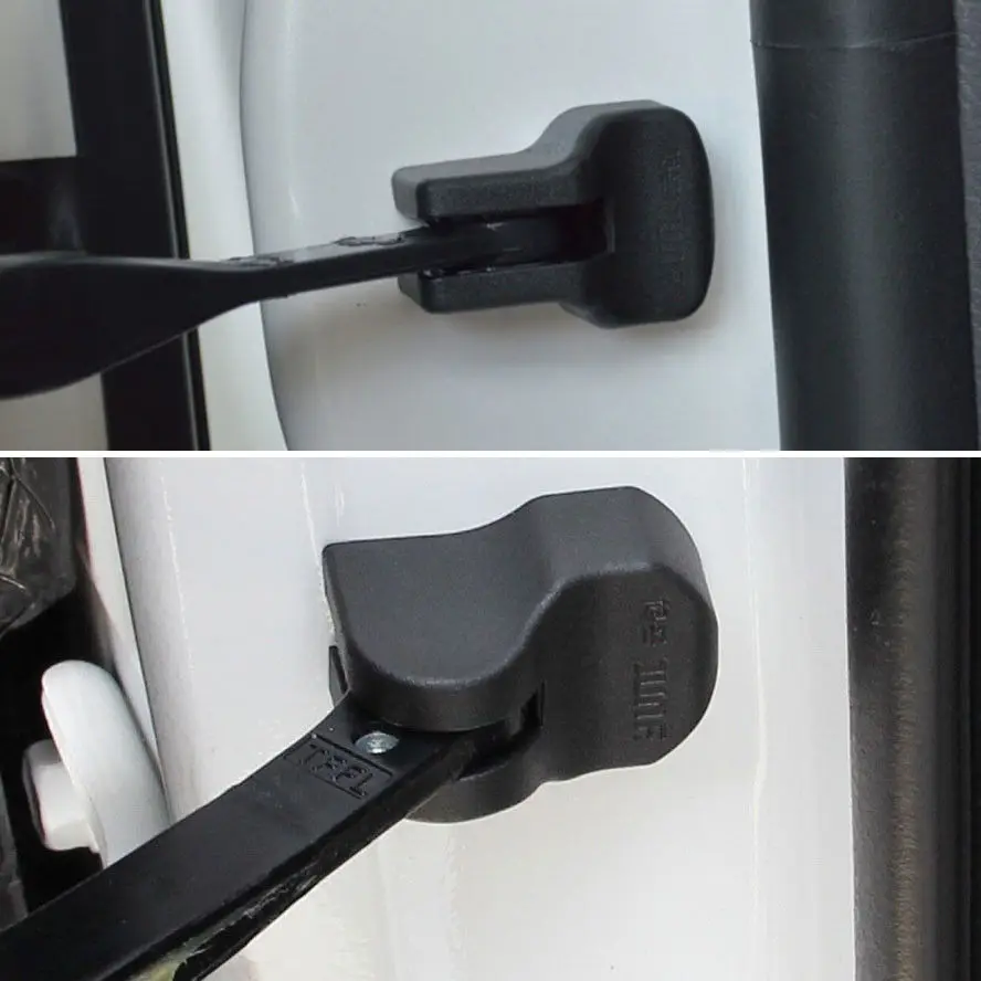 4X Car Door Stopper Buckle Protection Cover Rustproof Waterproof For