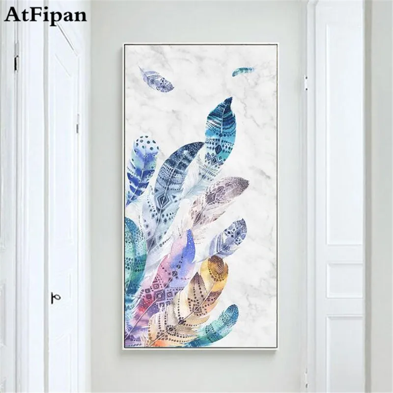 Buy AtFipan Unframed Nordic Canvas Painting Abstract