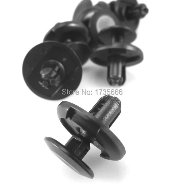 100 шт. фиксаторы для заклепок черные нейлоновые зажимы 09409 07332|nylon clips|rivet fastenerrivet
