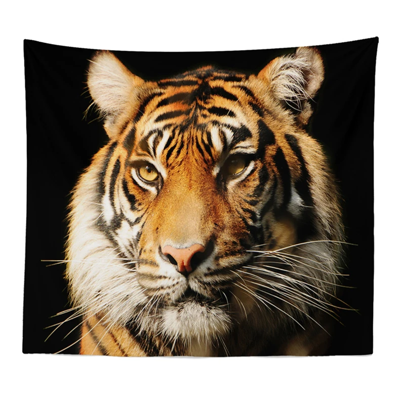 Wild Tiger Printed Bedroom Art Tapestry Multi Colors Polyester Hanging Tapestry Yoga Mat Home Decor Large Wall Tapestry Carpet Wild Tiger Printed Bedroom Art Tapestry Multi Colors Polyester Hanging Tapestry Yoga Mat Home Decor Large Wall Tapestry Carpet
