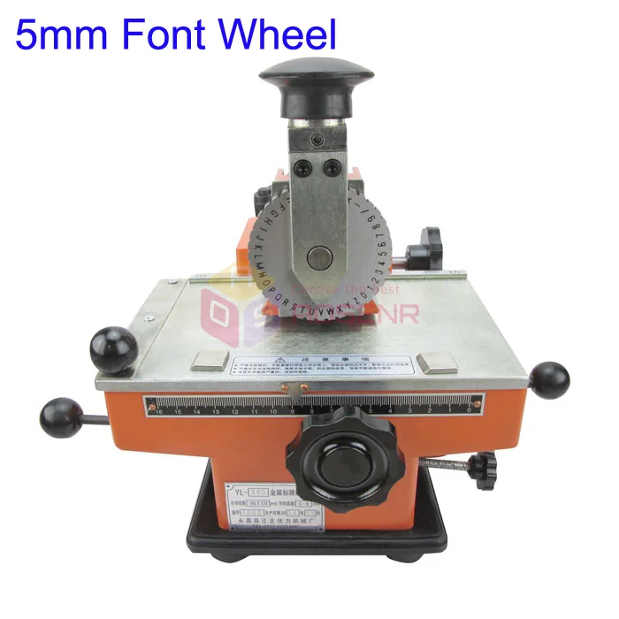 5MM Metal Sheet Embosser Manual Steel Embossing Machine Aluminum Alloy