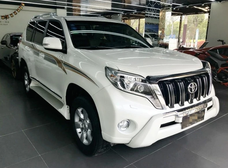 Автомобиля бампер передний охранник для Toyota Land Cruiser Prado FJ150. бампер плиты высокое качество авто Интимные аксессуары