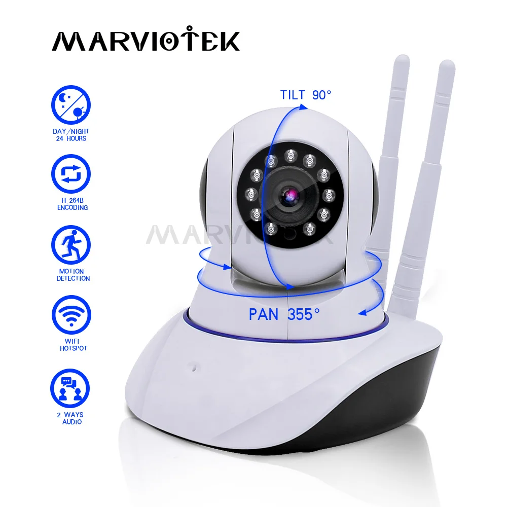 

1MP IP Camera Wifi Video Surveillance Camera Wireless Mini Camera HD Smart Wifi CCTV Camera 1080P Night Vision Two way audio P2P