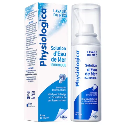 

Gifrer physiologica isotonic sea water solution 100ml, Clean nose spray