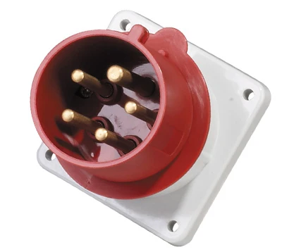16A 400V 5P (3P + N E) промышленная электрическая розетка соединитель мужской настенный