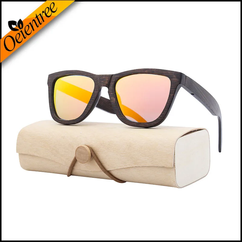 

High quality promotional wooden sunglasses with reasonable price 100% handmade wood sunglasses custom personal logo available