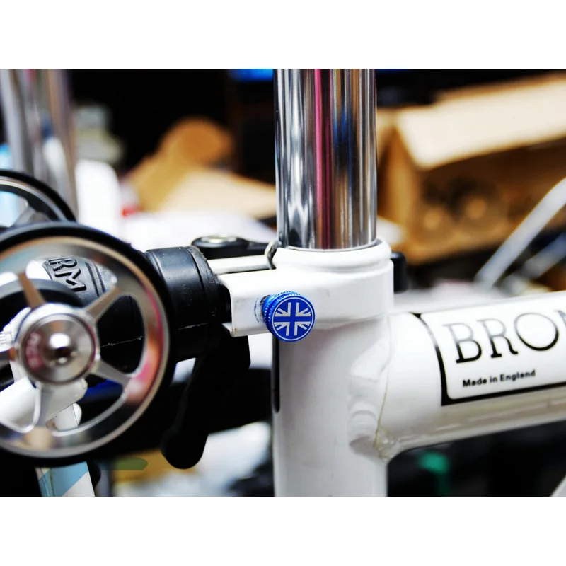 Ultralight M6 Bicycle Rear Shocks Nuts for Brompton Folding Bike Flag Nut 5 Colors Bike Seatpost Nuts with 2mm Washer 2.0gfor mountain bike screws