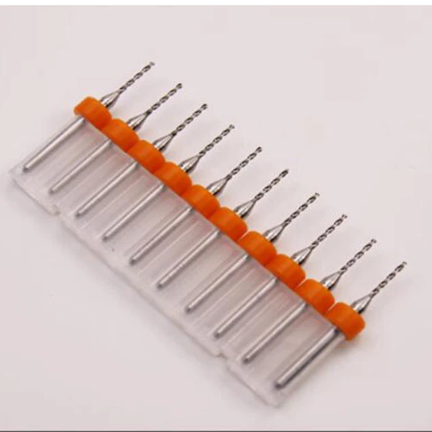 

10Pcs/Set 0.8mm Cutting Tungsten Carbide Micro CNC PCB Print Circuit Board End Mill Drill Router Bits For Woodworking Tools