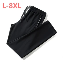 Новые весенние Осенние большие размеры XL мужские брюки молодежные Комбинезоны свободные штаны с карманами размера плюс мужские повседневные брюки 8XL 7XL 6XL 5XL