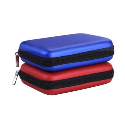 The Most Popular New 5 Cable HDD Hard Disk Pouch Portable Power Hand Carry Bag Case 4