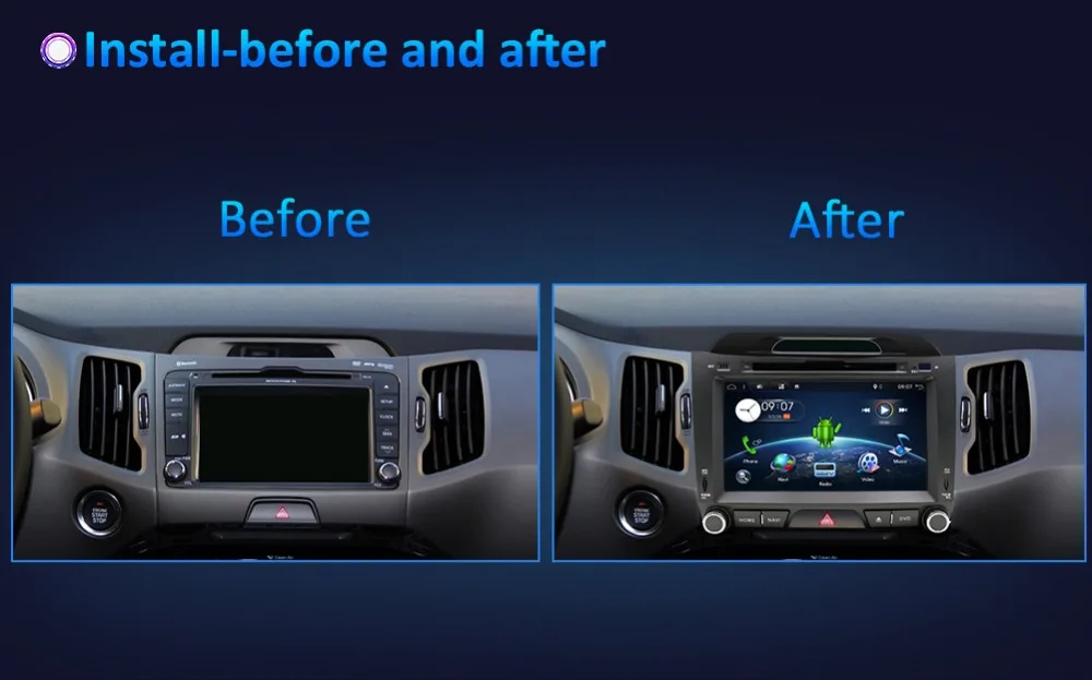 Perfect Bosion 2din HD Android 9.0 Car DVD Multimedia player For KIA Sportage 3 4 2010 2011 2012 2013 2014 2015 Car radio GPS navigation 20 Perfect Bosion 2din HD Android 9.0 Car DVD Multimedia player For KIA Sportage 3 4 2010 2011 2012 2013 2014 2015 Car radio GPS navigation 20