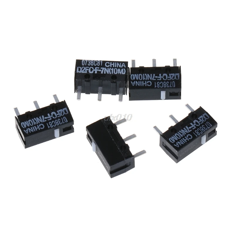 

5Pcs Omron Mouse Micro Switch D2FC-F-7N (10M) for Logitech Microsoft Button July DropShip
