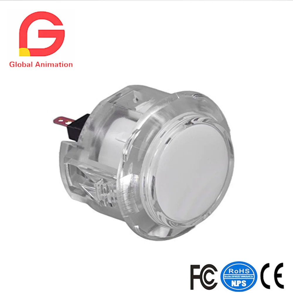 8 шт. SANWA DENSHI кнопка типа самовыражения прозрачный синий OBSC 30 CB диаметр мм w/o провод