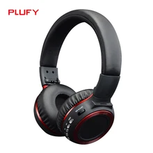 Plufy Bluetooth Headphone Wireless Stereo Headsets earbuds with Mic Support TF Card FM font b Radio