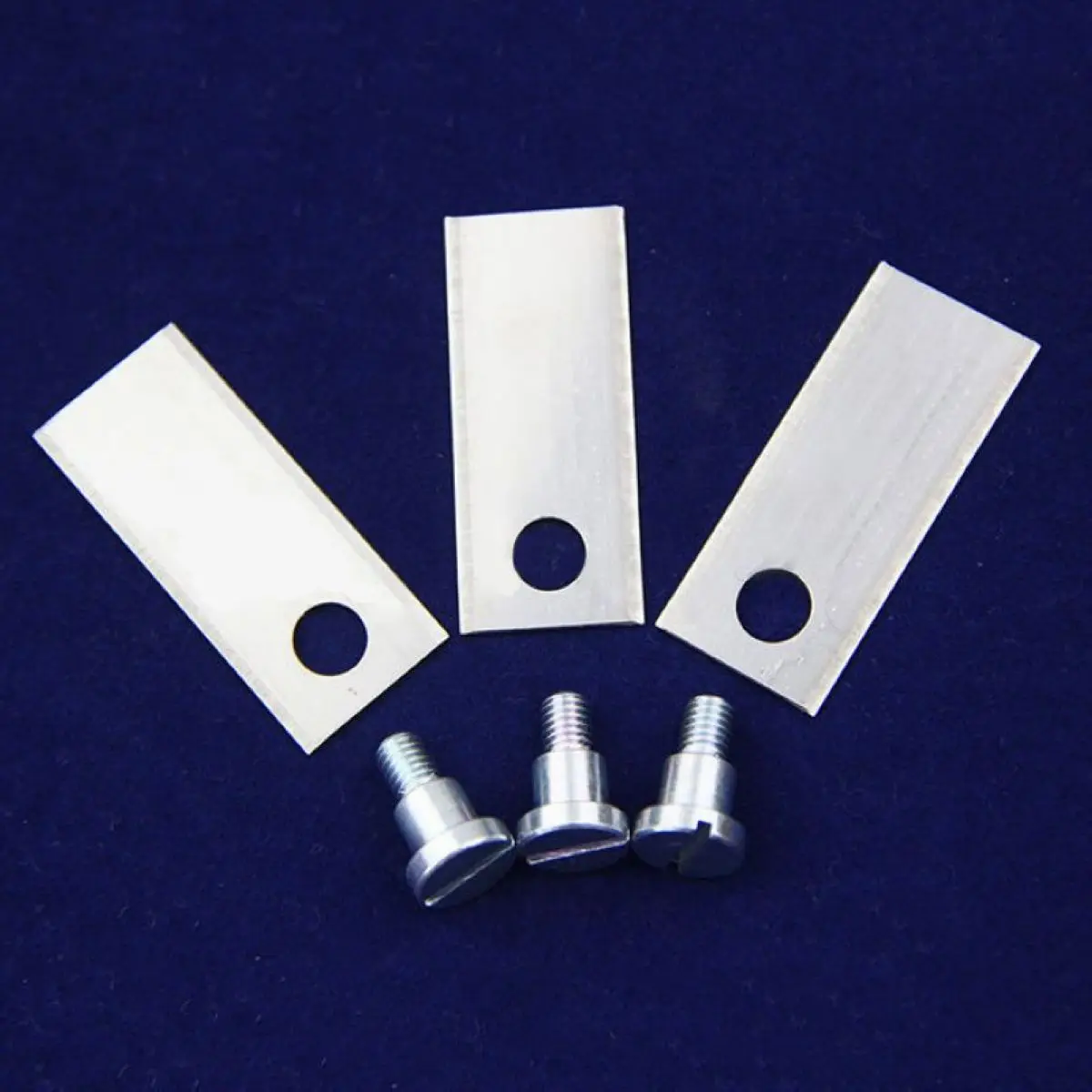 36PCS/set Auto Robot Mower Blade Lawnmower Blades & Screws 42*17.5*o.6mm Silver Tool accessories