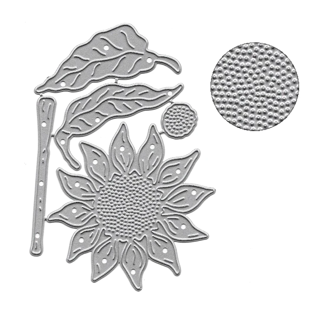 

11.3x8.2cm Sunflower Patten Metal Cut Die Stencils Template For DIY Scrapbooking Embossing Paper Card Making Decorative Craft