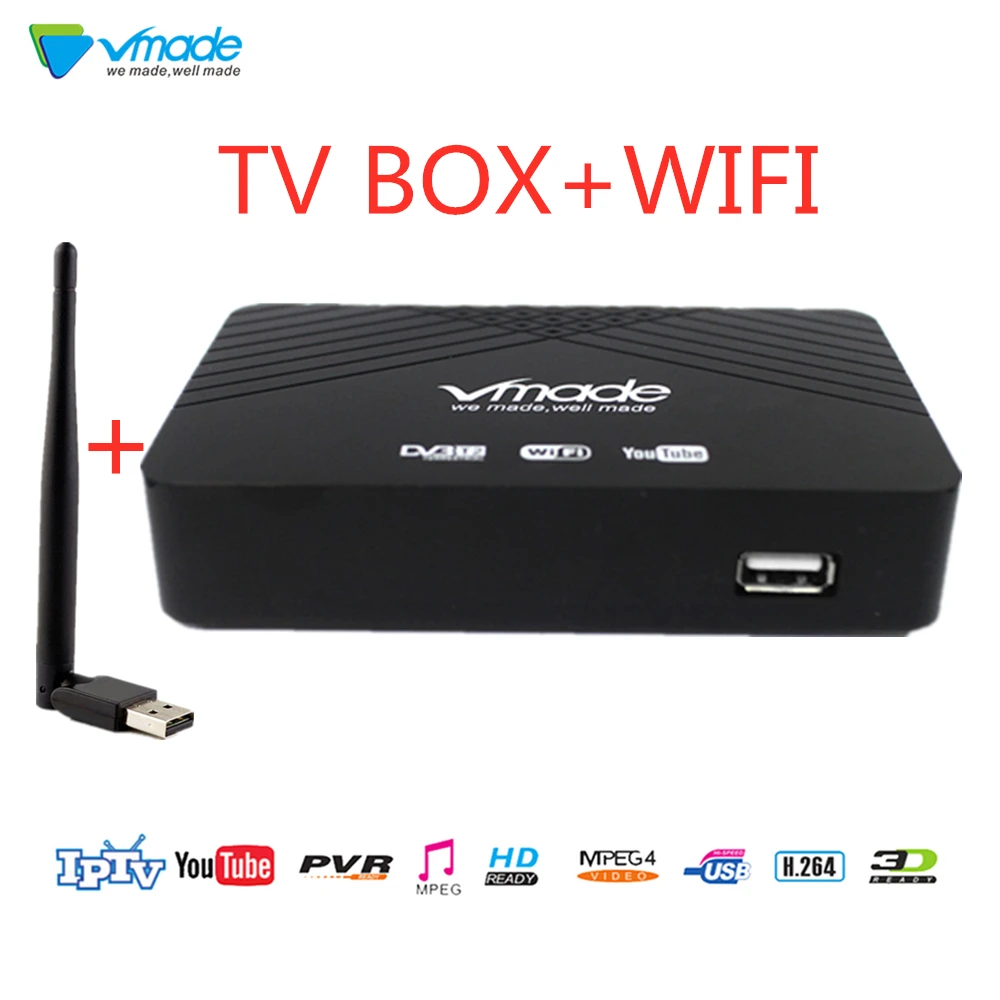 Full hd dvb цифровой приемник Поддержка для youtube wifi IP ТВ Цифровое телевизионное вещание t2 ТВ-тюнер блок декодера в кабельном телевизионном канале есть wifi
