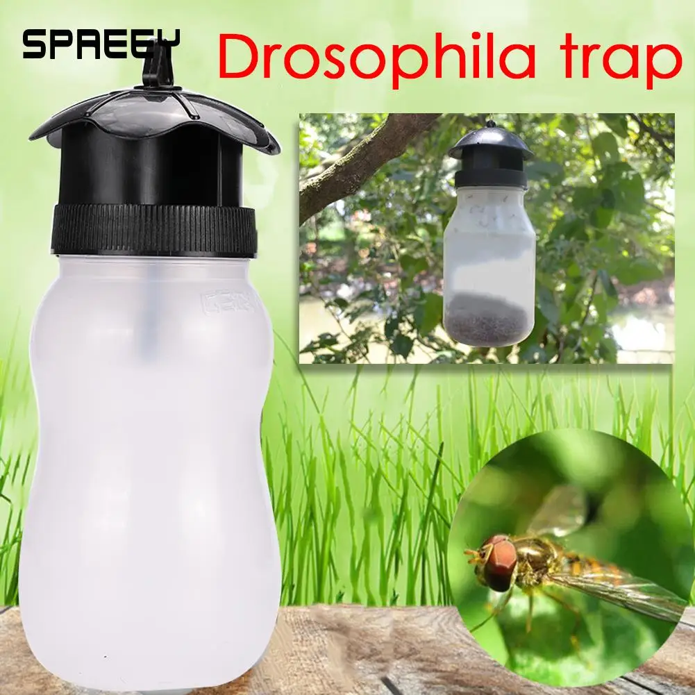 

Portable Fruit Fly Trap Killer Insect Trap Fruit Fly Trap Fly Catcher White Plastic Outdoor Flies Garden Insect