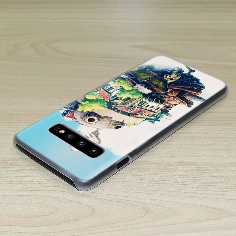 Чехлы для телефона Studio Ghibli Howl's Moving замок для samsung Galaxy S8 S9 S10 Plus S10e M10 M20 M30 A10 A30 A50 Жесткий Чехол для задней панели ПК