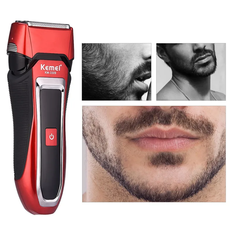Электробритва для мужчин перезаряжаемая Бритва для путешествий водонепроницаемый триммер для бороды для мужчин уход за лицом, очищение машины для бритья тела 45