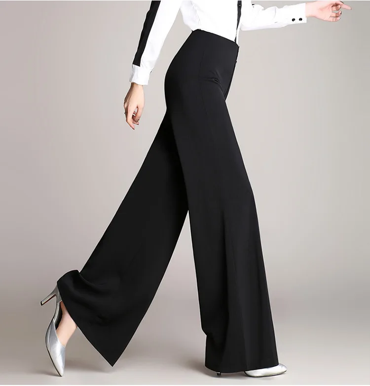 Black bell bottom trousers Outlet