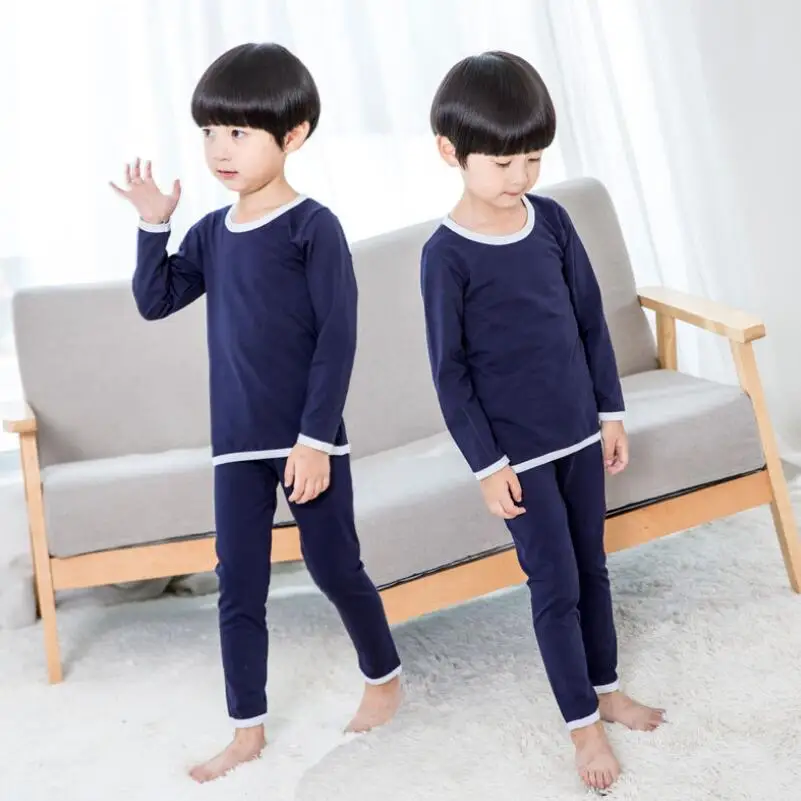 2018 Unisex Baby Toddler Teen Clothes Long Sleeve Tops+Pants 2 Pcs Set