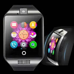 Q18 Bluetooth Smart часы Поддержка sim-карта TF 1,54 ''TFT Часы Smartwatch Фитнес трекер смотреть телефон для IOS и Android PK A1 Y1