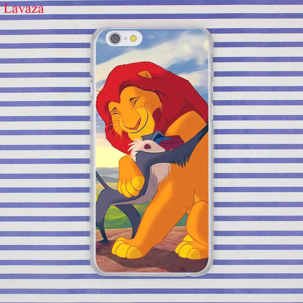 Жесткий чехол Lavaza The Hakuna Matata Lion King для телефона iPhone XR X 11 Pro XS Max 8 7 6 6S 5 5S SE 4S 4 10|case a|case