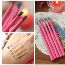 5 x Новое поступление карандаш для бровей для милых розовых бровей Карандаш Водонепроницаемый 5 цветов JZ029