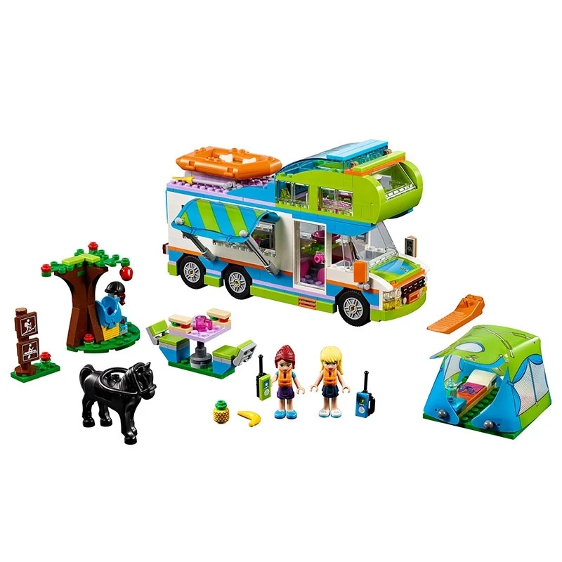 

Girl Series Good Friends The Motorhome Building Blocks Bricks Funny Toys As Children Gifts friends With 41339