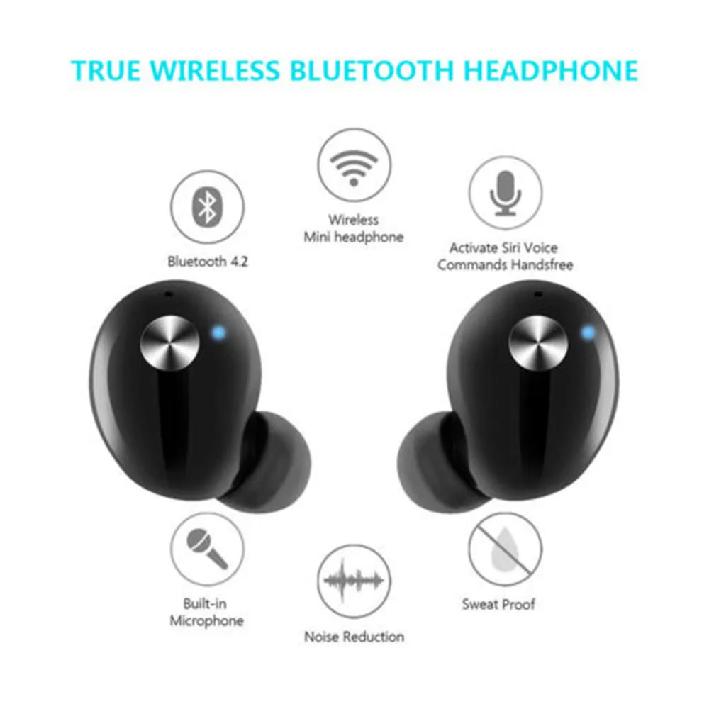 TWS Bluetooth гарнитура IP010 беспроводные 3D стереонаушники спортивные наушники