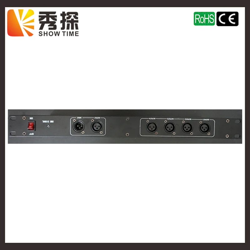 Бесплатная доставка DMX512 разветвитель 4 позиционный усилитель сигнала