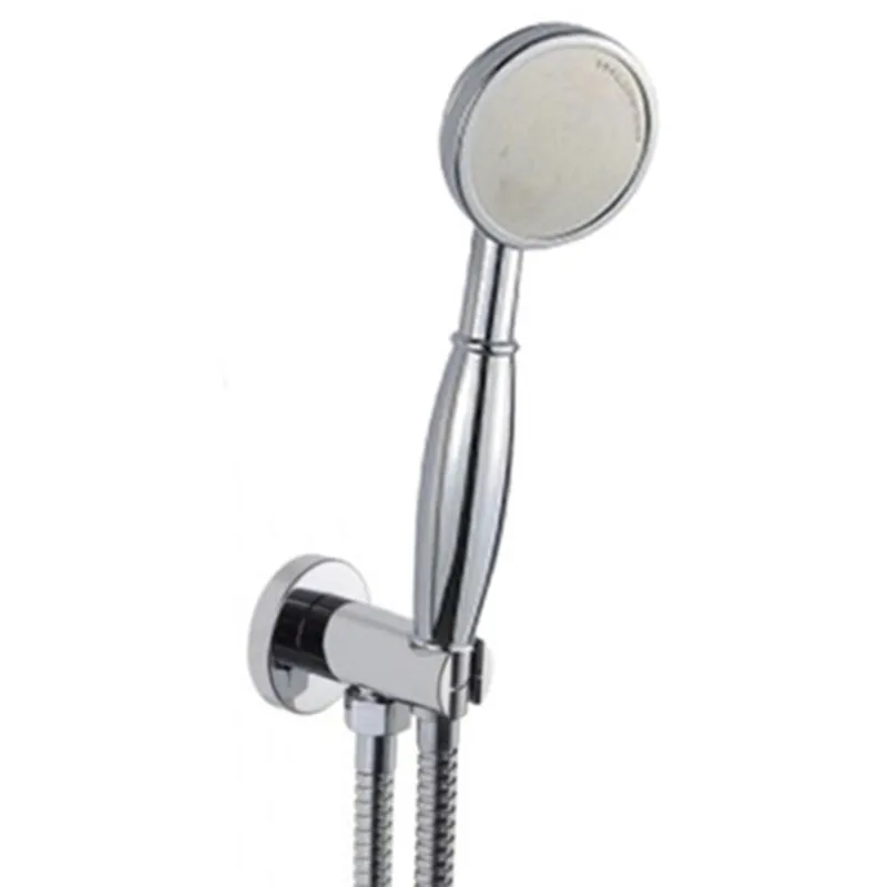 New Contemporary Bathroom High Pressure Shower Head Round Solid Brass