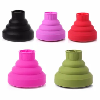 

Universal Folding Silicone Blower Hairdryer Diffuser Salon Hair Styling Tools