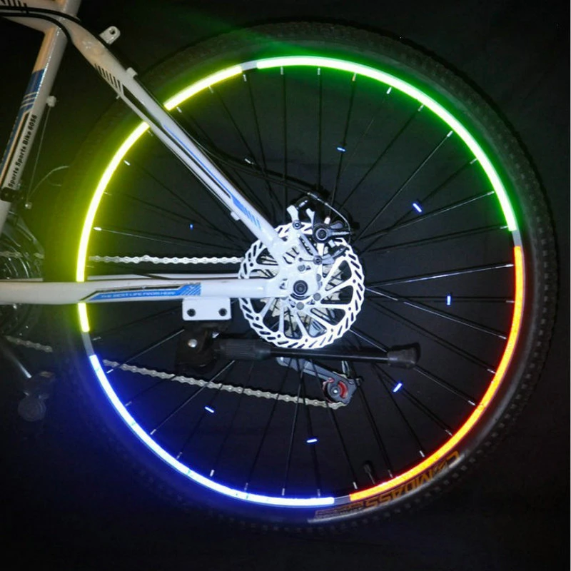 Fiets Reflector Tl Mtb Fiets Sticker Fiets Velg Reflecterende Stickers  Decal Accessoires|sticker mountain bike|mountain bike stickersmountain bike  wheel stickers - AliExpress