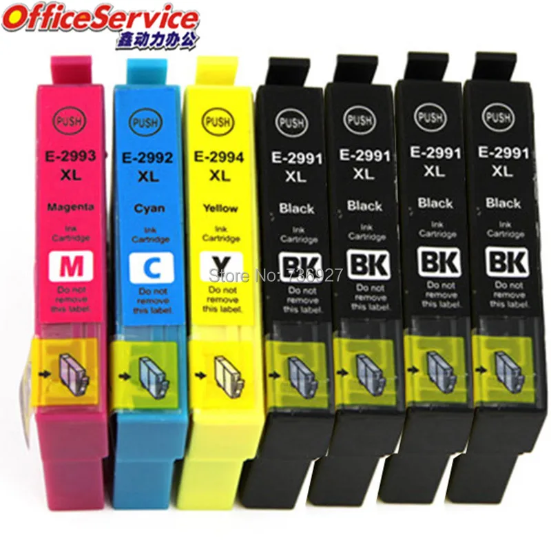 7X T2991 29xl Compatible ink Cartridge For Epson XP 235 XP 332 XP 335 XP 432 XP 435 XP 247 XP
