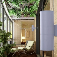 Двойные головки с регулировкой вверх и вниз 2*20 Вт монолитный блок светодиодов для использования вне помещения настенный светильник 40 Вт светодиодный настенные светильники Водонепроницаемый IP65 6 шт./лот ONDENN