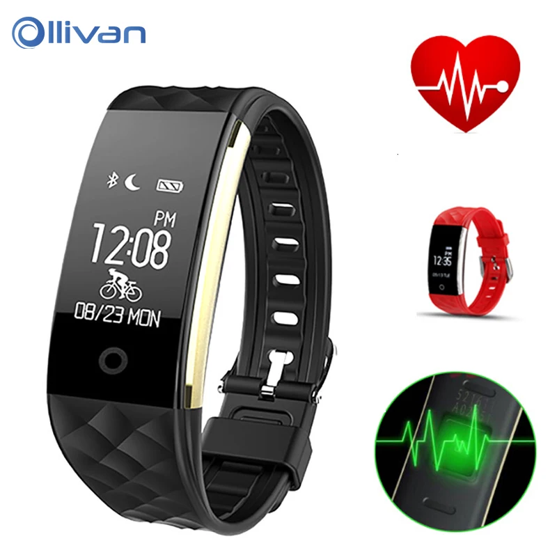 S2 Smart Band Heart rate monitor Swimming Waterproof Bluetooth Smart Wristband Pedometer Fitness Tracker Bracelet PK