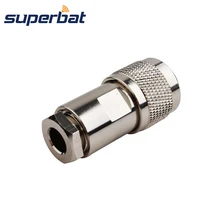 Superbat n-штекер припой зажим для RG58 RG142 LMR195 RG400 коаксиальный соединитель РЧ-кабелей адаптер