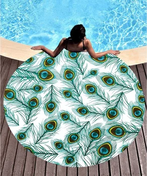 

2019 new European and American sunscreen shawl silk sunscreen digital printed beach towel st06-68