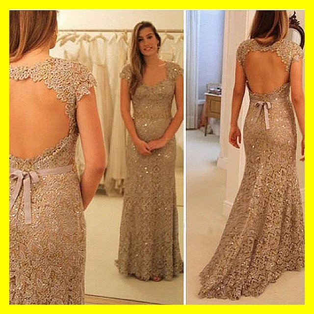 slimming evening gown