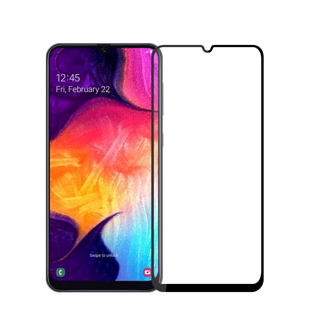 

Full Cover Glue Tempered Glass For Samsung Galaxy A10 A20 A20E A30 A40 A50 A60 A70 A80 A90 5G Screen Protector Film