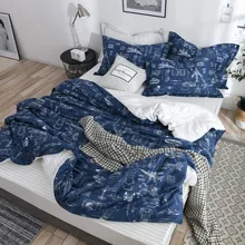 Svetanya Graffiti Bedding Sets 100 Cotton Bed Linen Single Double BED size sheet pillowcase Comforter Cover