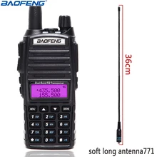 Baofeng UV-82 портативное радио UV82 5 Вт рация VHF/UHF двухдиапазонный Pofung UV 82 CB любительский двухсторонний радиоприемопередатчик