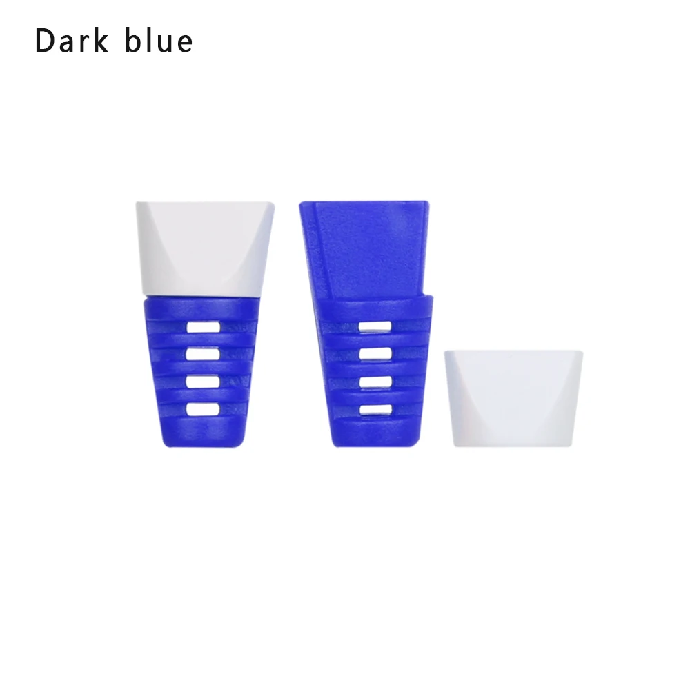 dark blue 2 шт./компл. мягкий кабель протектор намотки шпульки линии передачи данных чехол Защита Весна шпагат для iPhone Android зарядка через usb кабеля для мобильного телефона - Цвет: dark blue